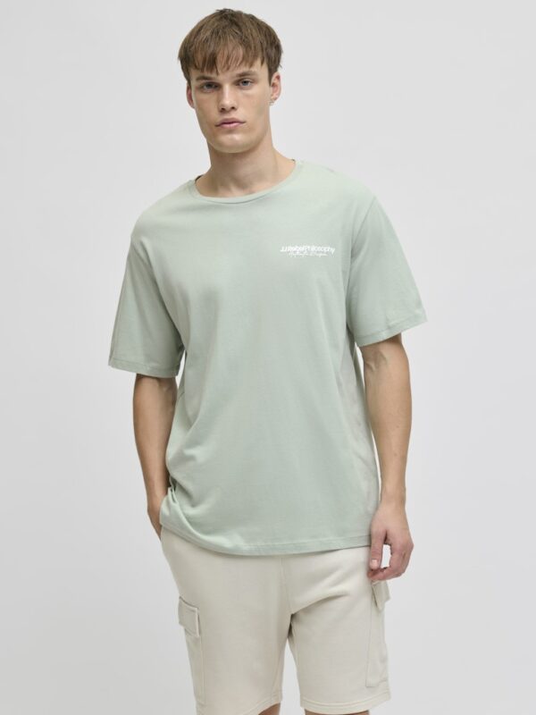 T-shirt Rebel Zack Aqua Gray