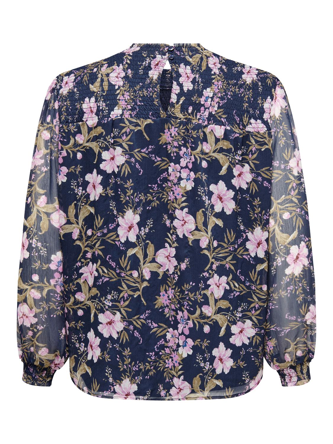 CARANNIE LIFE L/S HIGH NECK TOP AOP BF CARANNIE LIFE L/S HIGH NECK TOP AOP BF