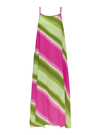 OnlAlma Life Poly Ella long dress Shocking Pink