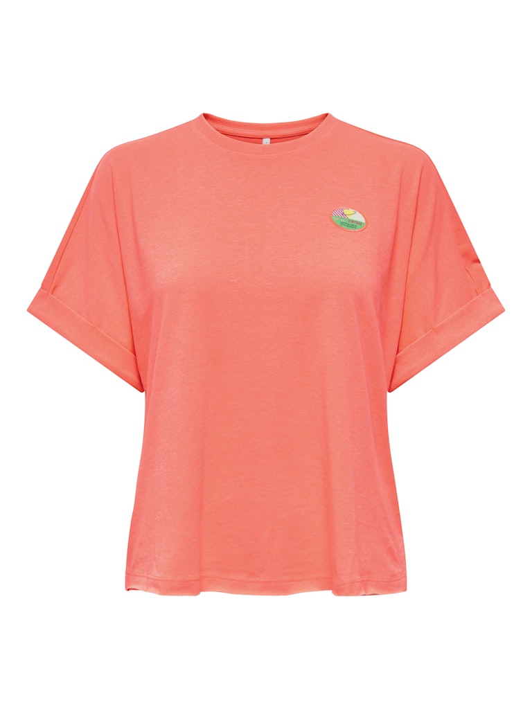 ONLY T-Shirt Minna/ Fiery Coral