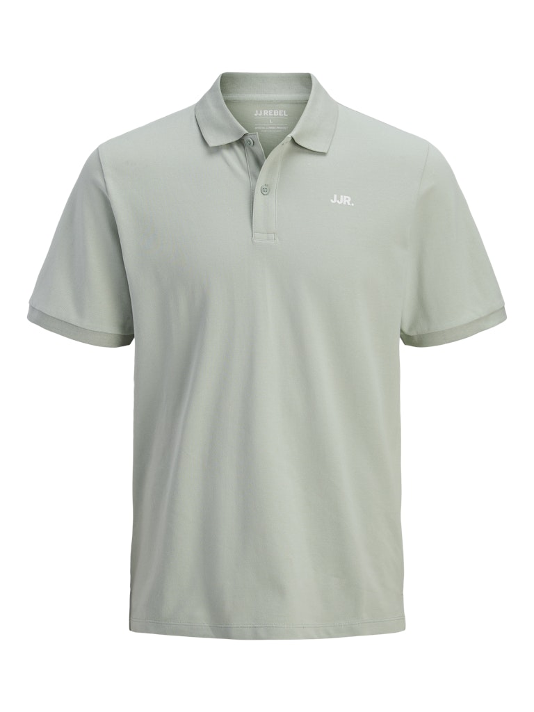 Rebel polo logo Aqua Gray