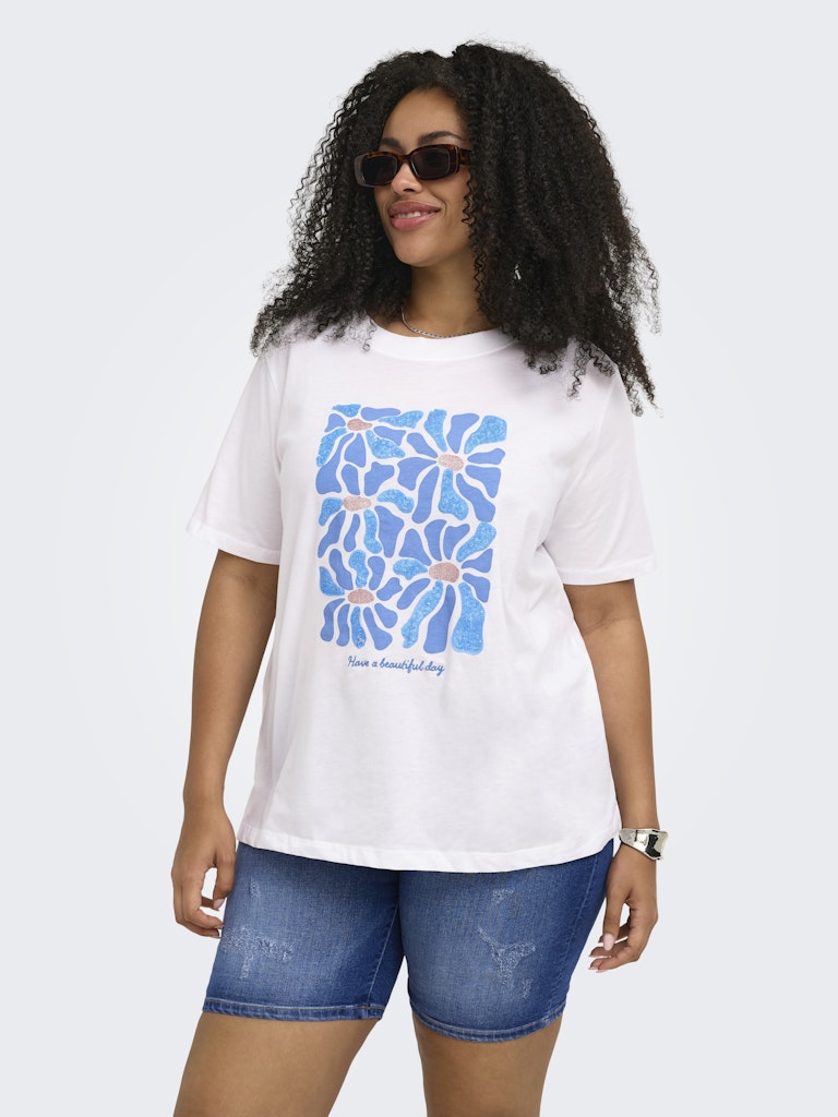 Only Carmakoma Berte/ Wit- Blauw