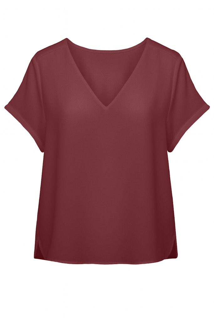 Carmakoma Blouse Belly Mikasi Brick red