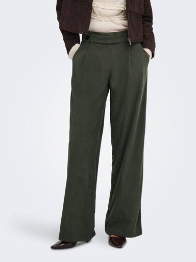 JDY Geggo cord pant Black Olive